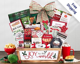 Holiday Classic Gift Basket Free Shipping